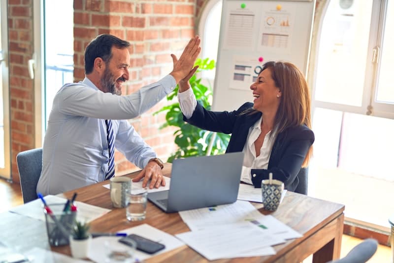 Property advisor meeting with an overseas property owner